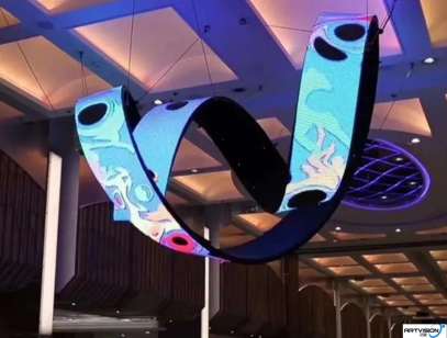 special shaped flexible led wall